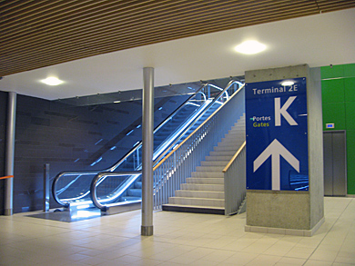 Escalators remontants