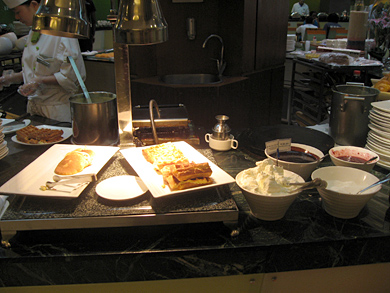 Beijing Novotel petit déjeuner