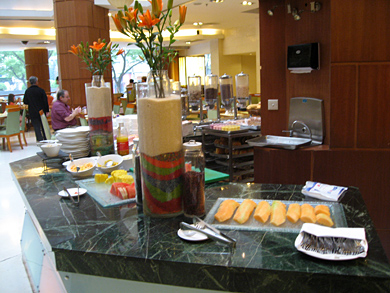 Beijing Novotel petit déjeuner