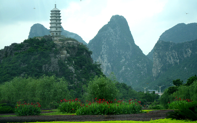Route vers  Guilin