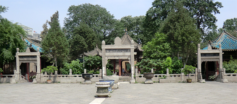 Grande mosquée cour intérieure