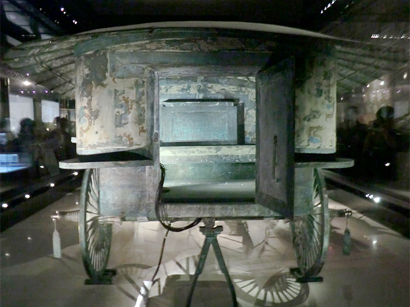 Chariot de confort, vue arrière